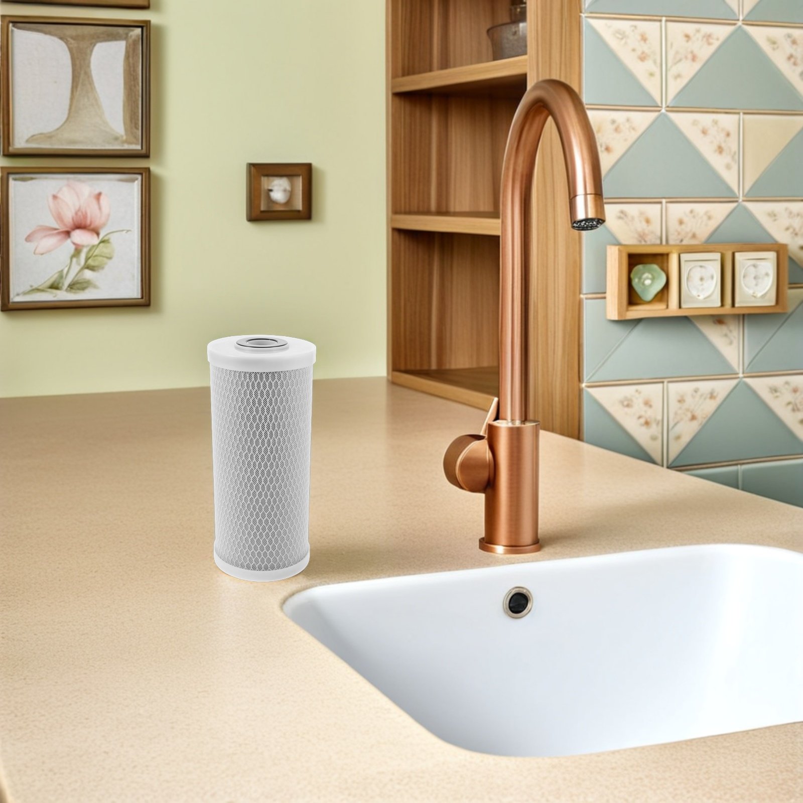 Water Filter Cartridge - Cartuccia Filtro Acqua a Carbone Attivo