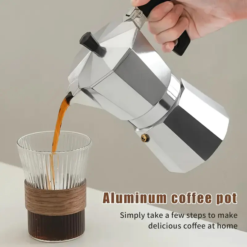 Coffee Equipment For Sale - Caffettiera Moka Classica in Alluminio 50-300ML