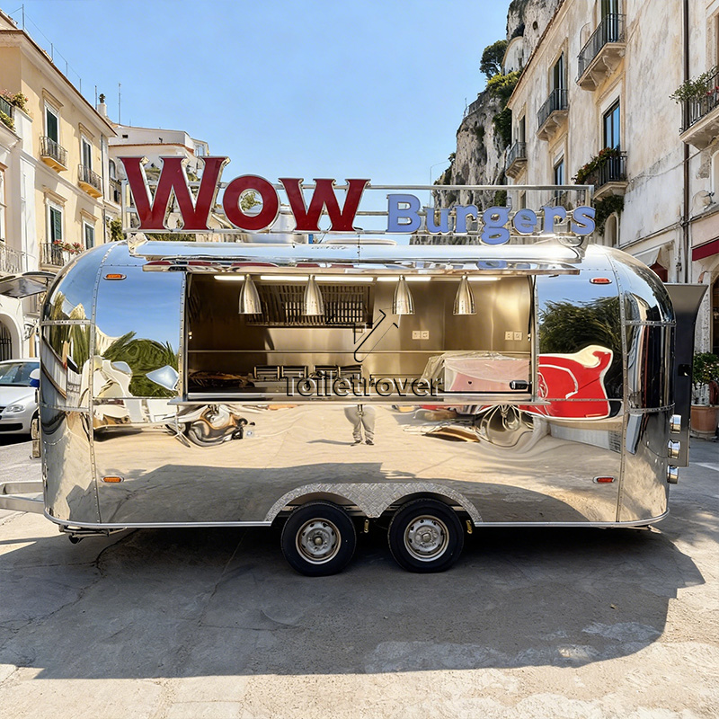 Coffee Equipment China - Food Truck in Acciaio Inossidabile, Rimorchio