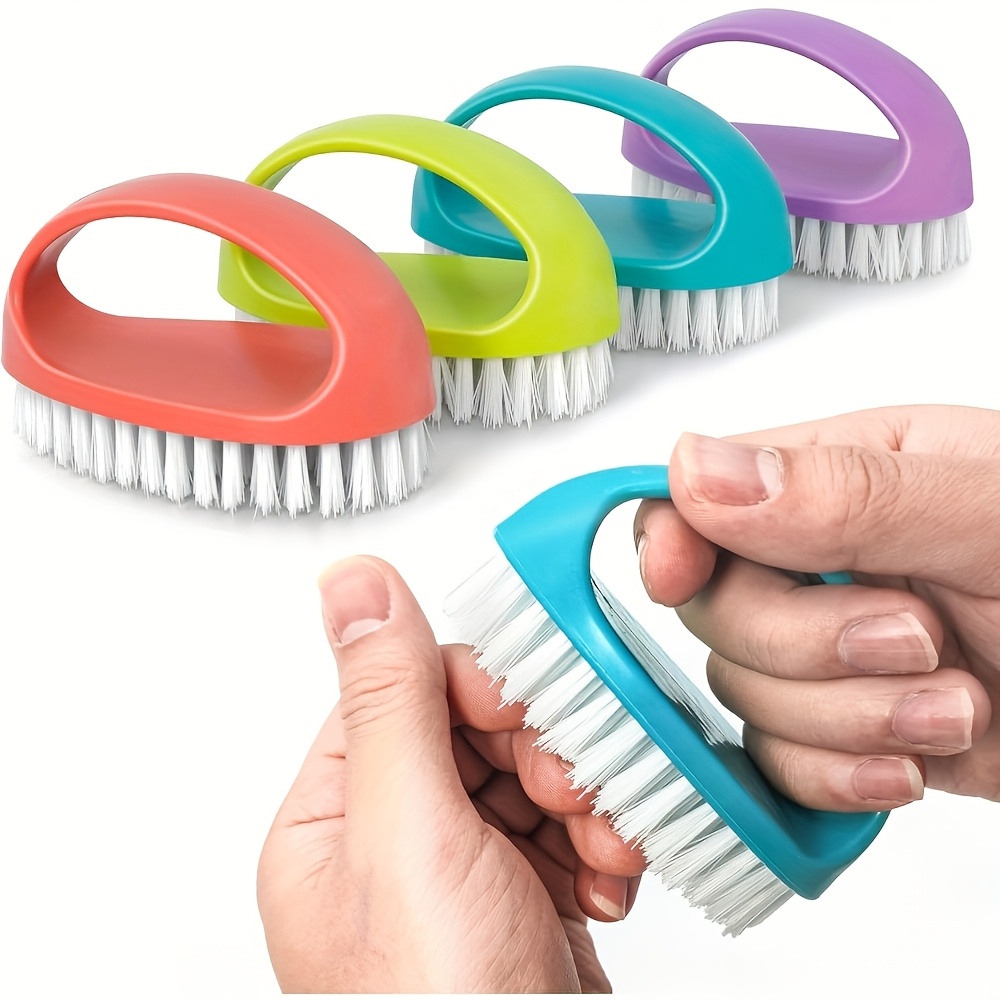 Group Head Brush - 2 spazzole per unghie resistenti, testa