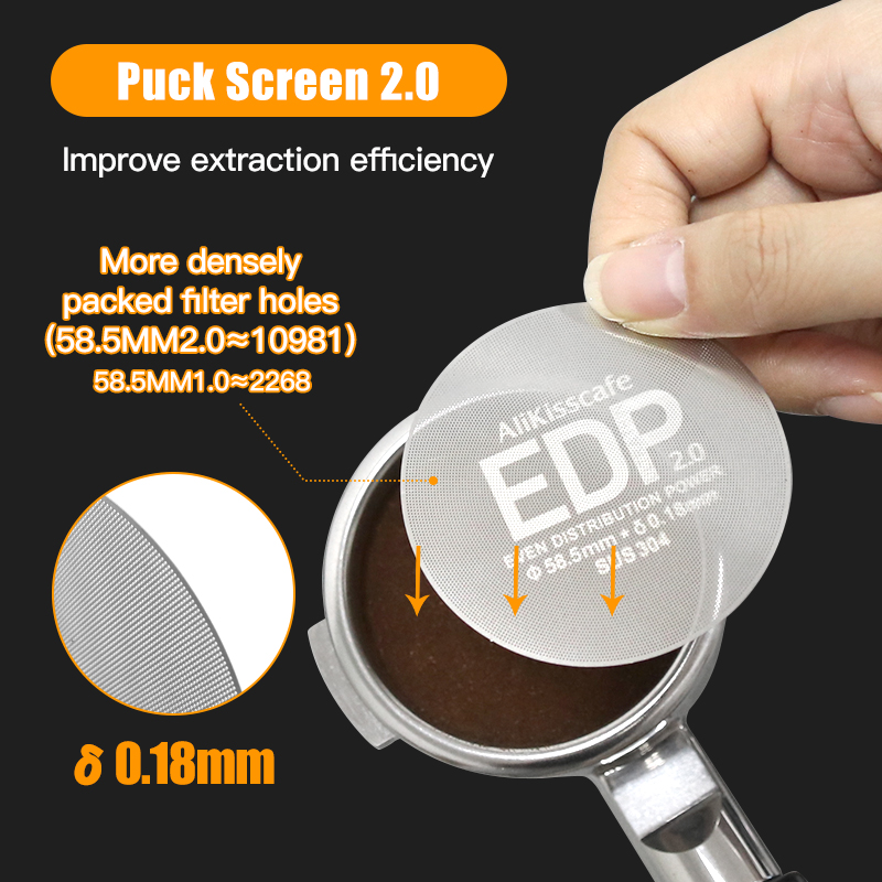 Alikisscafe Nuovo 0.18mm Espre - Puck Screen Mesh recensione e prezzo