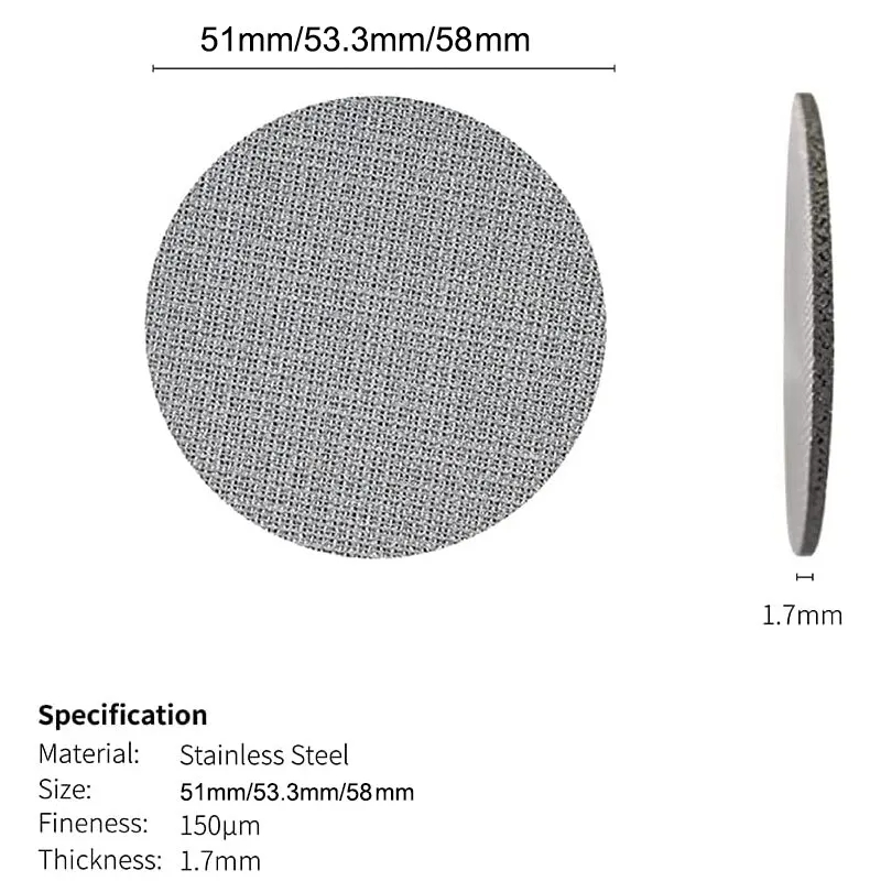 51/53.5/58.5MM piastra filtro  - Puck Screen Mesh recensione e prezzo